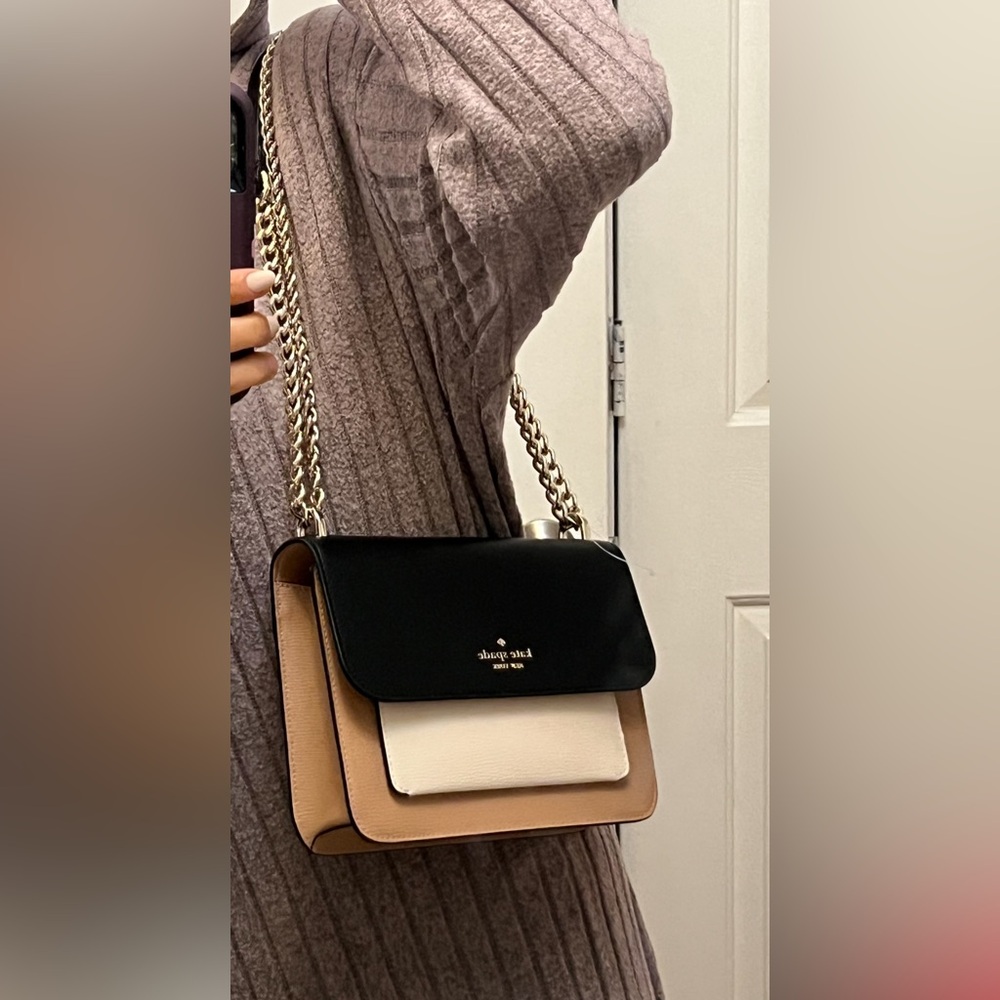 New Kate Spade Black and Tan Women's Bag - Picture 16 of 16